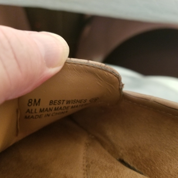 Aerosoles Alligator Print Beige Mule Shoes Size 8M See Photos - Picture 3 of 8